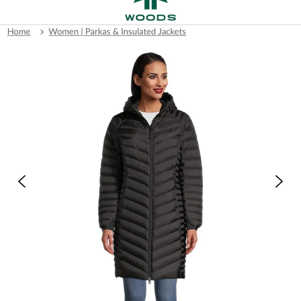 Woods down jacket